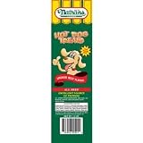  : Nathan's Famous Hot Dog Smoked Beef Flavored Dog Treats (1.5-oz bag, beef - 6-pack)