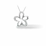 1/10 ct tw Contemporary Floating pendant