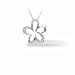 1/10 ct tw Contemporary Floating pendant