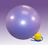 Exercise Ball / Balance Ball with Foot Pump (small, 55 cm)