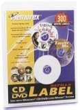 White Matte CD Label Refills