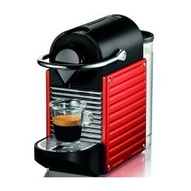 Krups - YY1202FD - Nespresso Pixie - Machine � Espresso - Rouge Electrique orang�