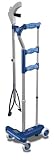 `Pilot Rolling Quad Cane Innovative wheeled design gives the support of a quad cane but doesnEt need