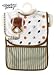 Baby Football Gift Set - Bib, Burp Cloth, Rattle, & Wash Cloth