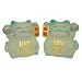 The Green Lucky Cats for Health 1.8 Feng Shui Figurines for Business and Shops