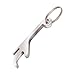 niceeshop Aluminium Alloy Keychain Key Tag Chain Ring Bottle Opener,Silver