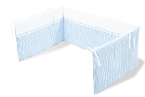 Pinolino 650389-2 - Nestchen f&uuml;r Kinderbetten, Dessin Vichy-Karo bleu