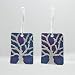 Sterling Silver and Patina Tree of Life Earrings, #9148