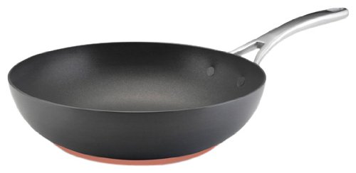 Anolon Nouvelle Copper Hard Anodized Nonstick 12-Inch Open Stir Fry