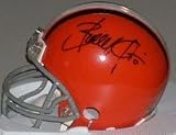 Brady Quinn Autographed Cleveland Browns Replica Mini Football Helmet
