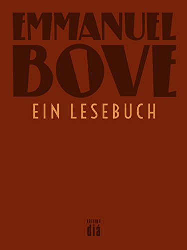 Emmanuel Bove - ein Lesebuch (Werkausgabe Emmanuel Bove) (German Edition)