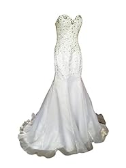 Organza/Satin Mermaid Crystal Crystals Lace-Up Beaded  Dress