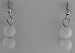 White Globes Earrings