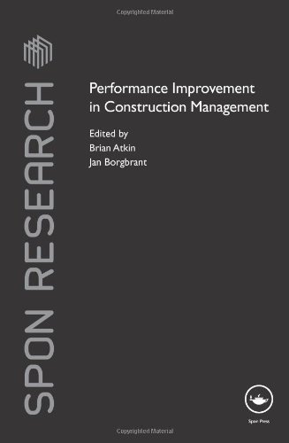 Performance Improvement in Construction Management (Spon Research)