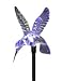 Solar Powered Hummingbird Garden Stake Light. Color changing LED light.