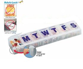 Ezy Doze 3XL 7 Day Locking Pill Reminder
