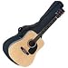 New Maxam 41 Inch Acoustic Six String Guitar With Bag High-Gloss Natural Colored Wood Tone Finish