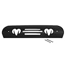 All Sales 43000K Black Billet Aluminum 3rd Brake Light Cover