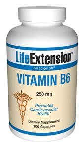 Vitamin B6 250mg 100 Capsules