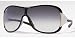 Ray Ban RB4091 Sunglasses - 601/8G Glossy Black (Gray Gradient Lens) - 129mm
