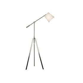 Kenroy Home Axel 49 Inch Minimum To 65 Inch Maximum Floor Lamp In Brushed Steel Finish... by Kenroy Home