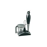 Kalorik CMM-18262 200-Watt 4-in-1 Combination Stick Mixer, Black and Silver