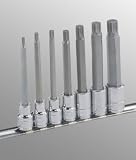 (BS-307ML) 7PC 3/8 Dr. Long Triple Square Bit Socket Set