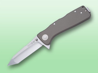 SOG Specialty Knives & Tools TWI201-CP Twitch XL Tanto Knife with Straight Edge Assisted Folding 3.25-Inch Steel Blade and Graphite Handle, Satin On Sale