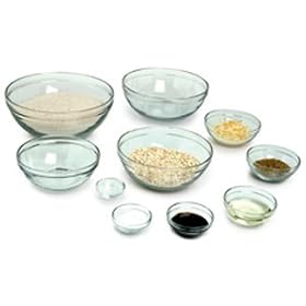 Glass Bowl Set - 10 pcs by Anchor Hocking