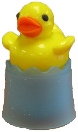 G&H Tea Services 1-Cup Rubber Duck Infuser with Holder