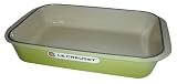 Review Le Creuset L2011-4071 / Le Creuset Enameled Cast-Iron 10-by-15-3/4-Inch Rectangular Roaster, Kiwi