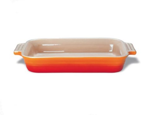 Le Creuset AUFLAUFFORM RECHTECKIG 19CM OFENROT