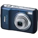 Nikon Coolpix L20 10MP Digital Camera with 3.6 Optical Zoom and 3 inch LCD (Navy Blue)