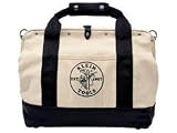 Klein 5003-20 Pocket Canvas Tool Bag with Leather Bottom