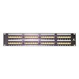 48port Professional Wallmount Cat5 Patch Panel 110 Type 568a/b