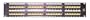 StarTech.com PANEL4548 48 Port 2U Rack Mount Cat5e 110 Patch Panel 45 Degree