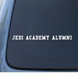 JEDI ACADEMY - Star Wars - Car, Truck, Notebook, Vinyl Decal Sticker #1090 | Vinyl Color: White