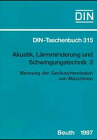 Akustik, Lärmminderung und Schwingungstechnik, Tl.3, Messung der Geräuschemission von Maschinen: Messung der Geräuschemission von Maschinen. Normen