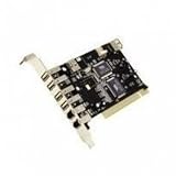 DYNAMODE USB-5PCI-3PFW 5 Port (4+1) USB and 3 Port FireWire PCI Card