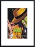 The Mask by unknown 17.00X11.00 Framed with Black Metal Frame