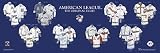 American League Original 8 Teams 5 x 15 Uniform History Plaque