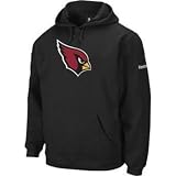 Arizona Cardinals Reebok Playbook Black Hooded Sweatshirt - L