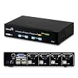 4port USB KVM Switch With 4-cables Non-osd