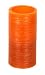 Vanilla Scented Textured 6-in Pillar Candle - Burnt Orange