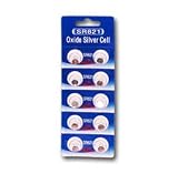 SR621SW / 363 / 364 Silver Oxide Button Cells, 1.55V, 10-Pcs Card