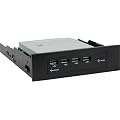 Sharkoon USB Lanport 400 4-Port USB Server m LAN Gigabit NDAS f USB Geraete 4xUSB2.0 u 1x GigabitLAN RJ-45 f WinXP Vista u Win7
