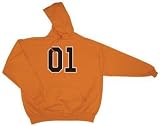 Dukes of Hazzard 01 General Lee Hooded sweatshirt Orange