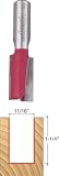 Freud 12-148 11/16-Inch Diameter by 1-1/4-Inch Double Flute Straight Router Bit with 1/2-Inch Shank
