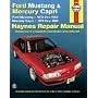 Haynes Ford Mustang (1979-1993) & Mercury Capri (1979-1986) Automotive Repair Manual