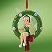 Disney Santa Tinker Bell Wreath Ornament